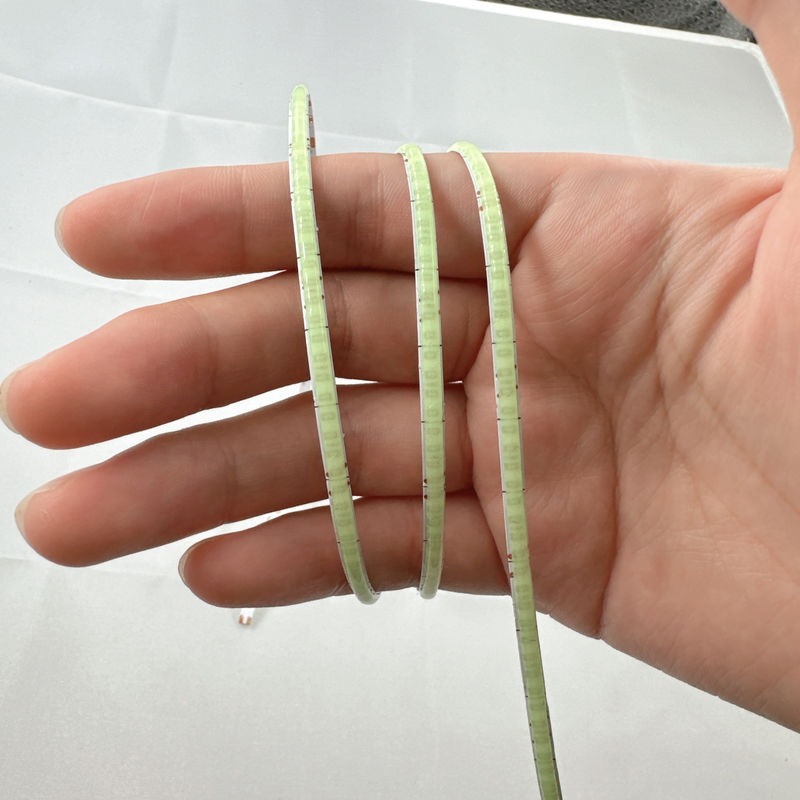 3mm wodoodporny 2700k 6000k 12V 220v 5V Ultra Cienka szerokość 400leds COB LED Strip Light z 3