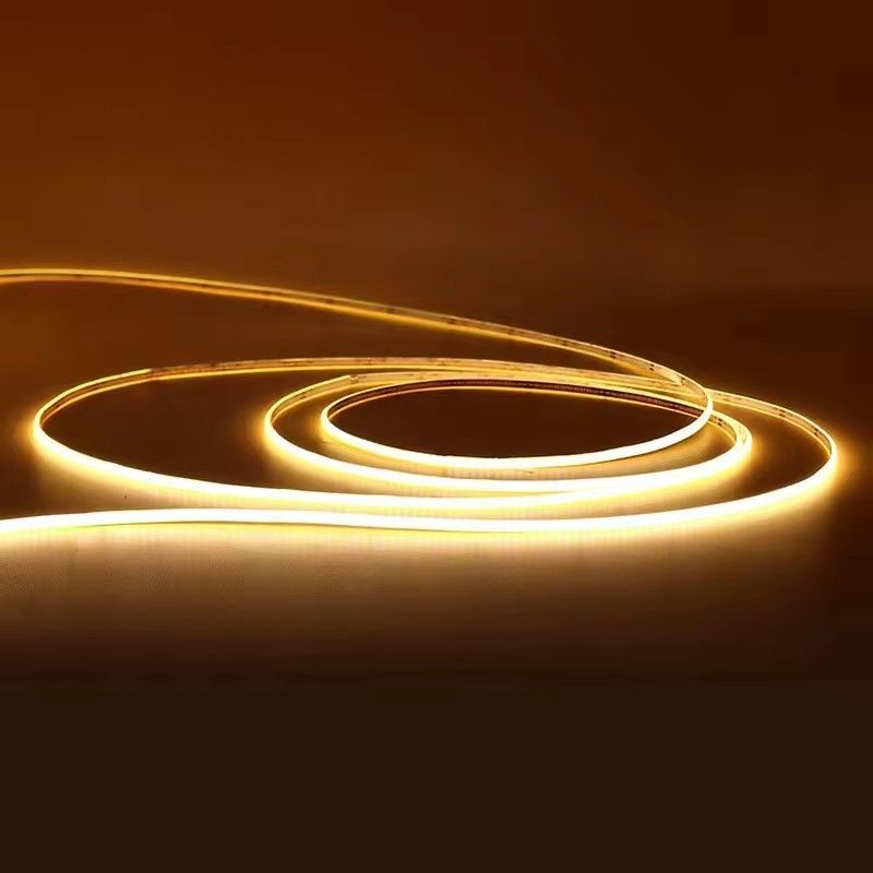3mm wodoodporny 2700k 6000k 12V 220v 5V Ultra Cienka szerokość 400leds COB LED Strip Light z 3
