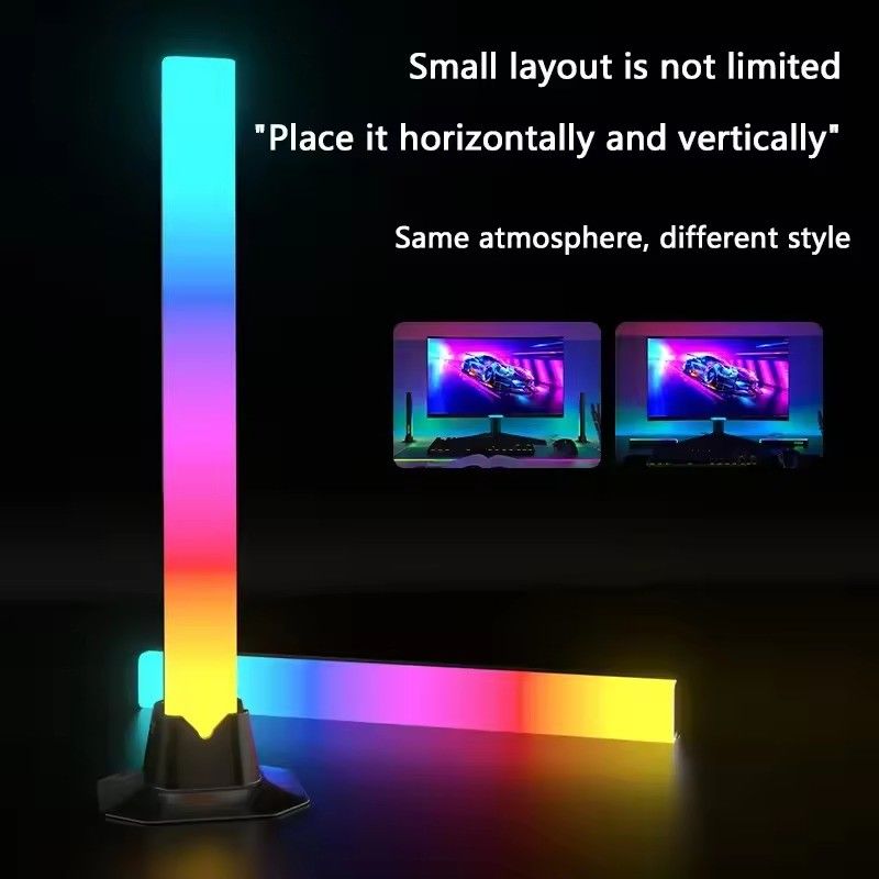 Lampa podłogowa RGB RGBIC do dekoracji sypialni w rozmiarach 30cm i 50cm