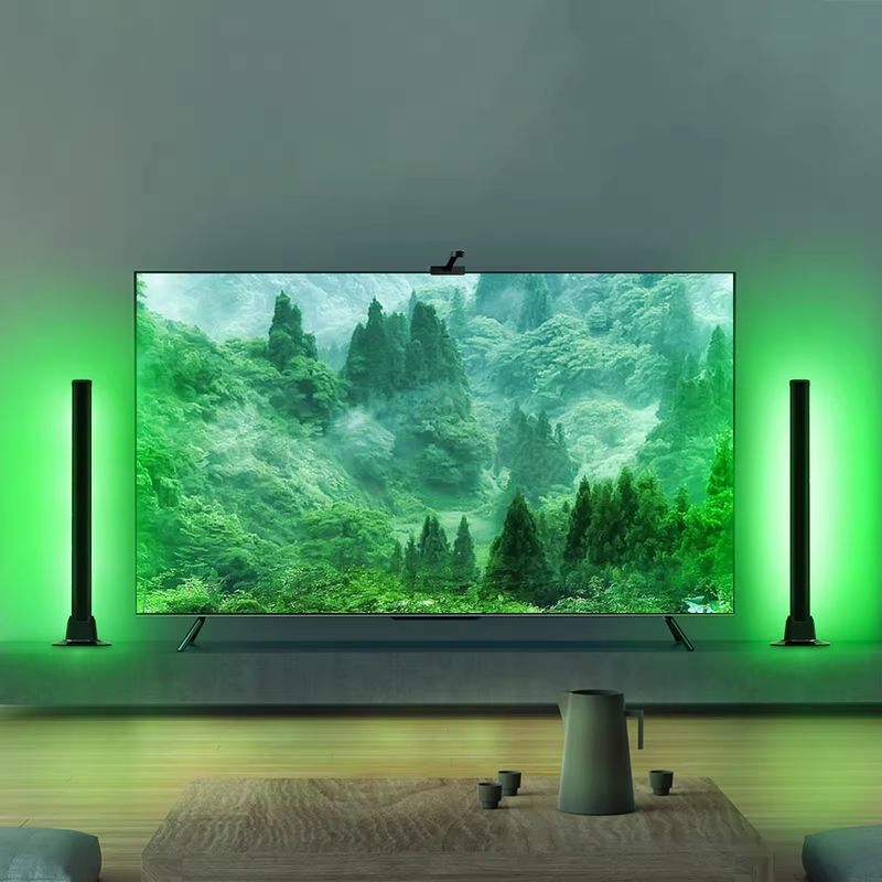 Lampa podłogowa RGB RGBIC do dekoracji sypialni w rozmiarach 30cm i 50cm