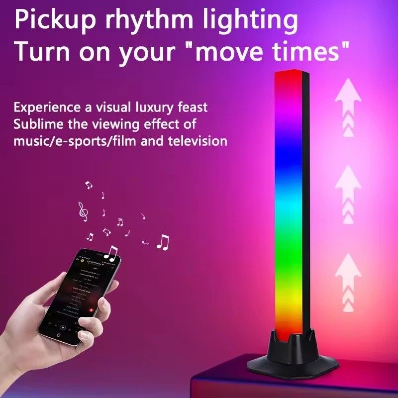 Lampa podłogowa RGB RGBIC do dekoracji sypialni w rozmiarach 30cm i 50cm