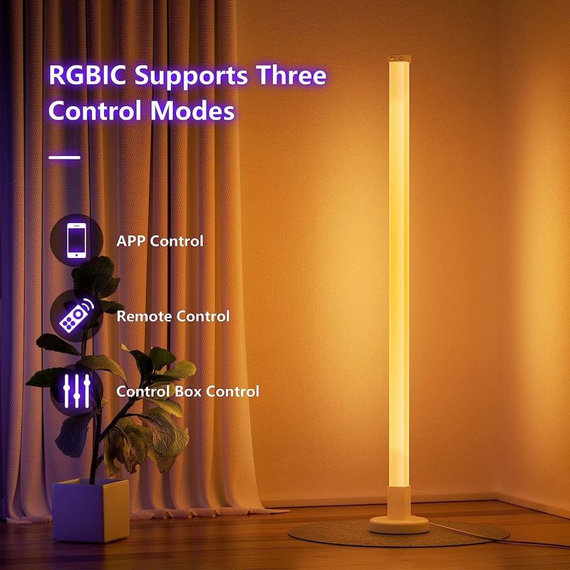 Kolorowe RGB zdalnie sterowane LED podłogowa lampa Bezpłatna próbka do oświetlenia pomieszczeń