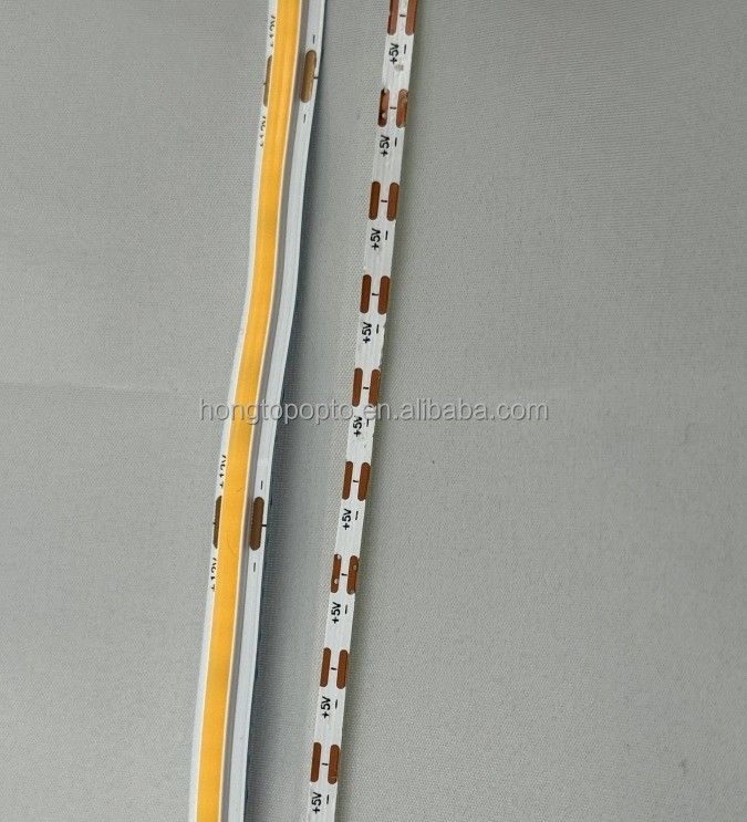 Lampa Wydajność świetlna 90lm/w 1000lm Super Narrow COB LED Strip Lights 3mm 400LED/m