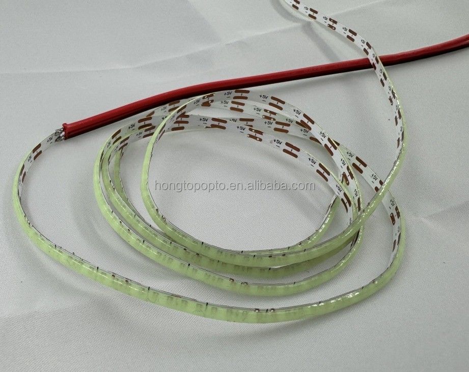 COB LED Light Strip Biały ciepły Biały Błękitny Zielony Elastyczny 3mm 5mm 8mm dla wysokiej gęstości