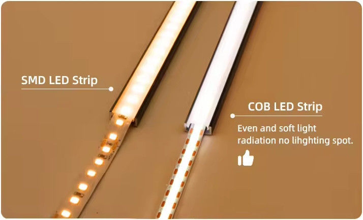 Wysoki CRI Ra 90 COB LED Strip Light Idealny wybór dla oświetlenia wewnętrznego i zewnętrznego
