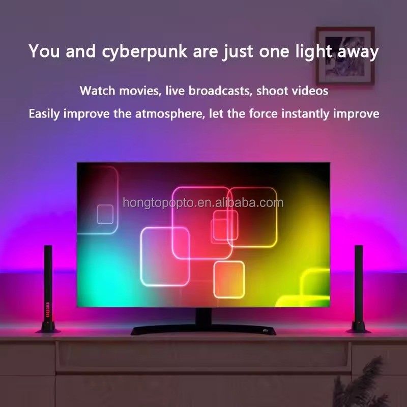 Kolorowa Muzyka Światło Ambient Led Bar Atmosfera Gry Pokój Światła Muzyka RGB Rytm Światło