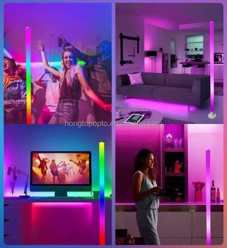 Projektowanie oświetlenia i obwodów APP Control Standing Floor Lamp for Colorful Home Decor