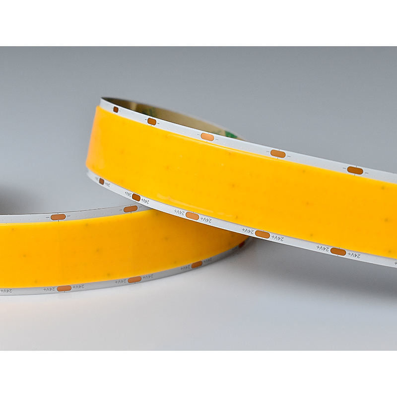 Ultra szeroka elastyczna DC24V 1600leds Cob Led Strip Lights 30mm szerokość 5 rzędów Super jasny