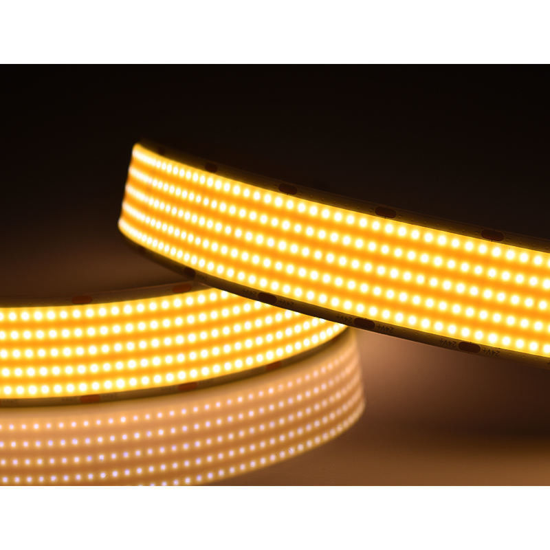 Ultra szeroka elastyczna DC24V 1600leds Cob Led Strip Lights 30mm szerokość 5 rzędów Super jasny