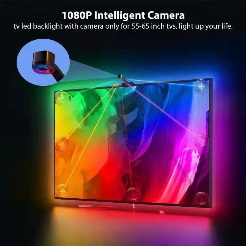 Technologia łączności prądu stałego Wi-Fi Immersion TV LED Backlights dla 65-75 cali Asystent