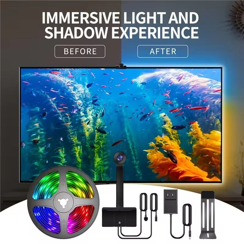 Technologia łączności prądu stałego Wi-Fi Immersion TV LED Backlights dla 65-75 cali Asystent