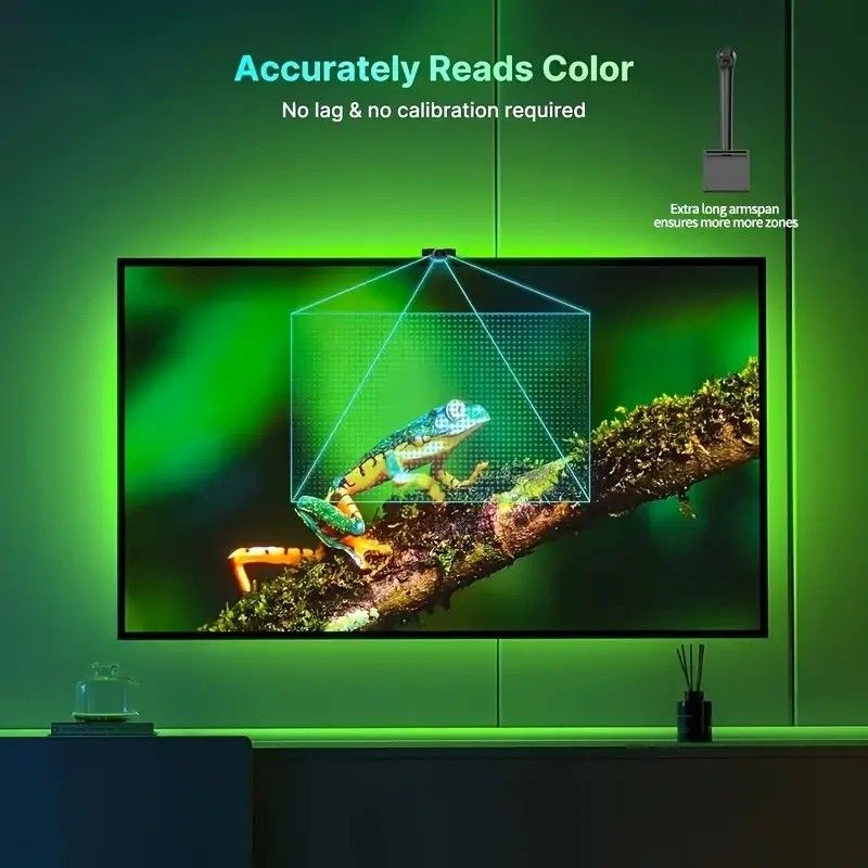 Typ LED Smd5050 Led Chip Atmosphere 16,4ft LED Strip Sync to Screen Muzyka dla Google TV