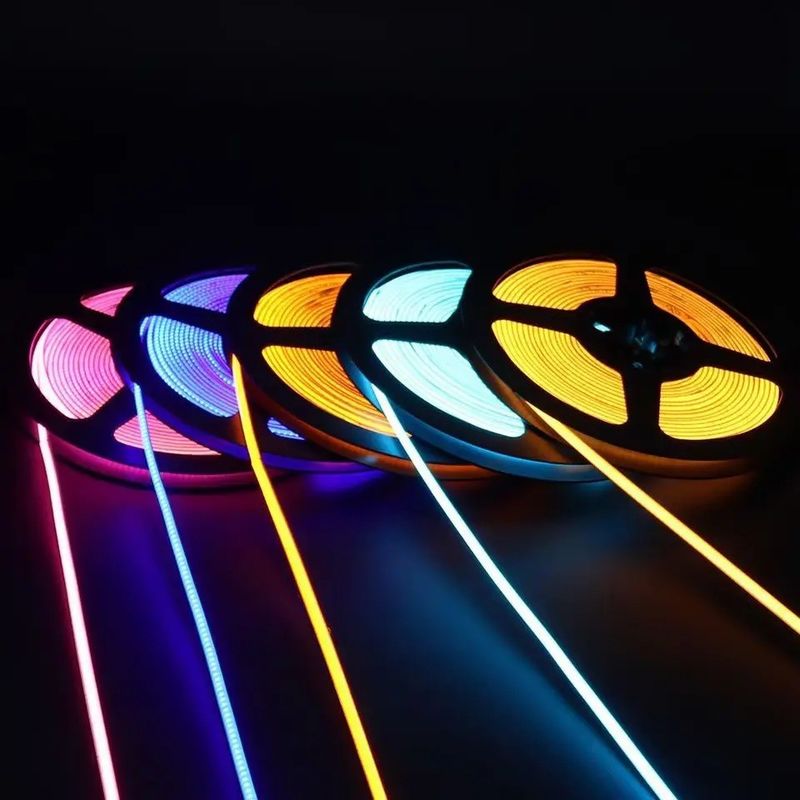 RGB Flexible Strip 756leds COB DC 12V LED Strip Light z efektywnością świetlną 100lm/w