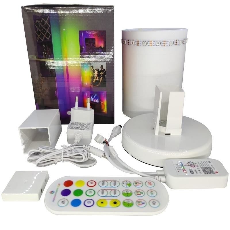 IP44 Ocena DC5V Magic Music LED Podłoga Światło otoczenia paska z APP i zdalnym sterowaniem