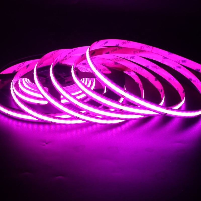 756led RGB 10mm szeroki COB LED Strip Light Direct Support Dimmer i szeroki zakres napięcia