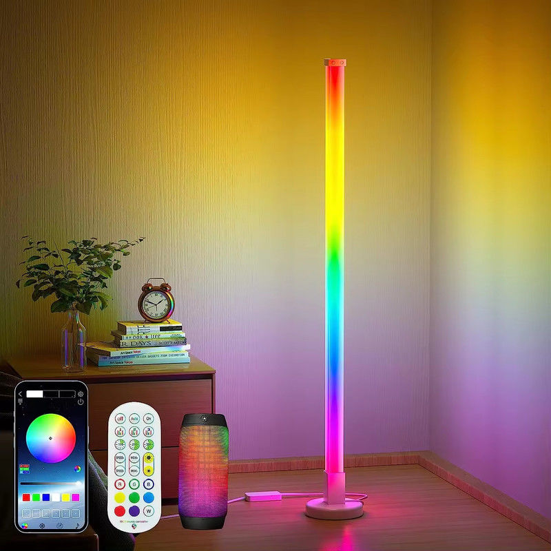 25000 godzin Żywotność 1.5M RGBIC LED podłogowa lampa do domowego oświetlenia dekoracyjnego