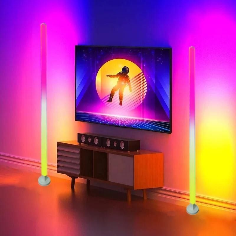 25000 godzin Żywotność 1.5M RGBIC LED podłogowa lampa do domowego oświetlenia dekoracyjnego
