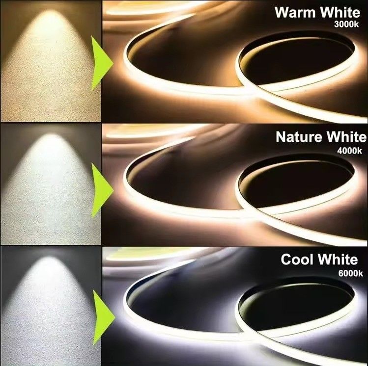 High End 20m COB LED Strip 480leds bez spadku napięcia 3OZ PCB 500lm przez 50000 godzin pracy