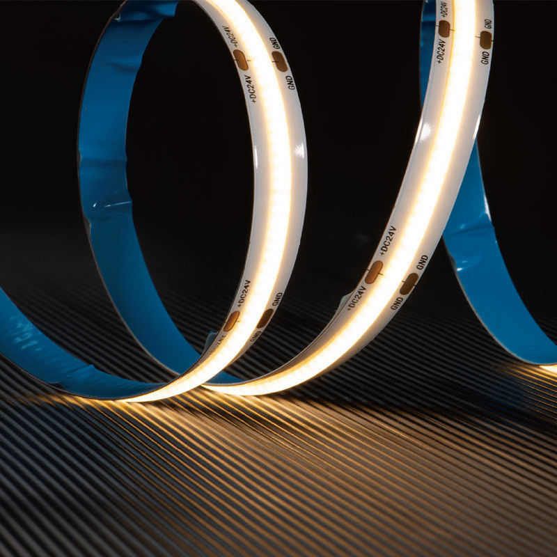 50000 godzin czasu pracy Projekt 24V COB LED Strip z 480 chipów i bez spadku napięcia