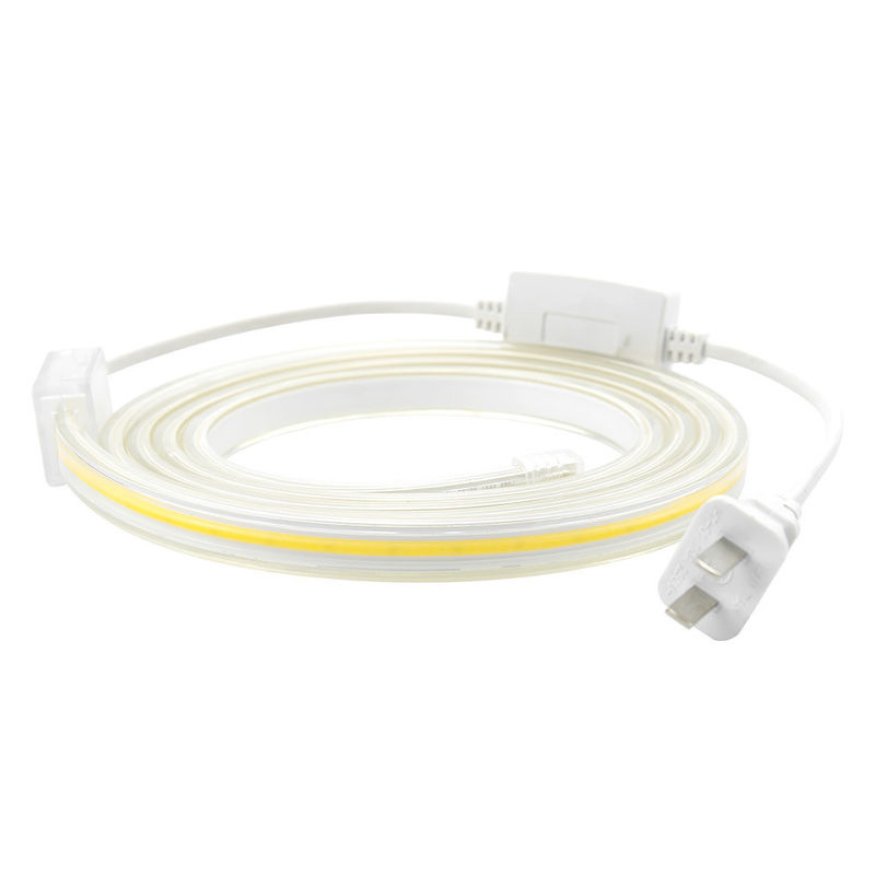 220V 110V Smart LED Strips Nowoczesne wodoodporne zewnętrzne oświetlenie długim paskiem z wtyczką UE wtyczką USA