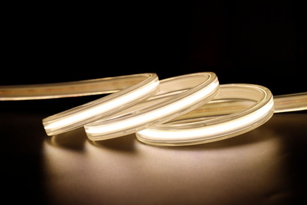 220V 110V Smart LED Strips Nowoczesne wodoodporne zewnętrzne oświetlenie długim paskiem z wtyczką UE wtyczką USA