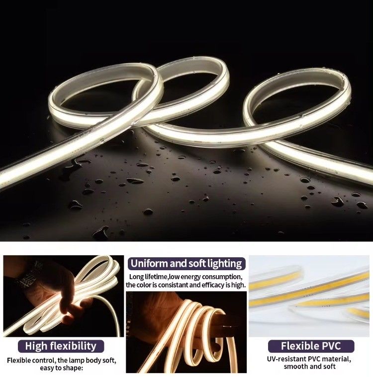 Wysokonapięciowy pas LED COB 50m/roll 100m/roll DEFAULT wodoodporny IP65