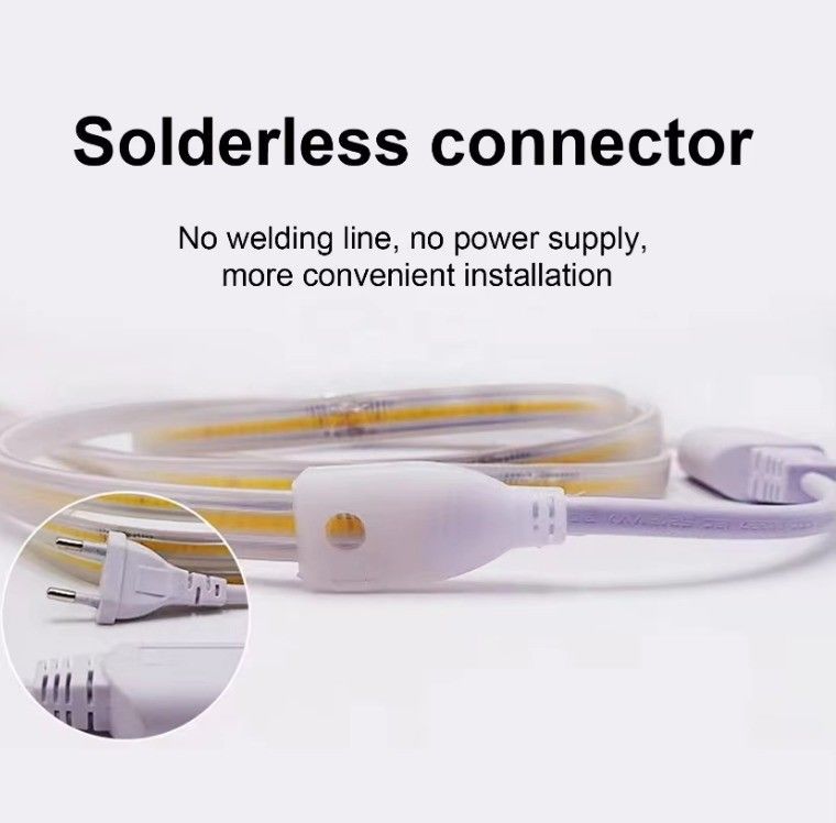 Elastyczne światło COB LED 288 LED Wysokie napięcie 110V 220V 2700K 3000K 4000K 6000K IP65