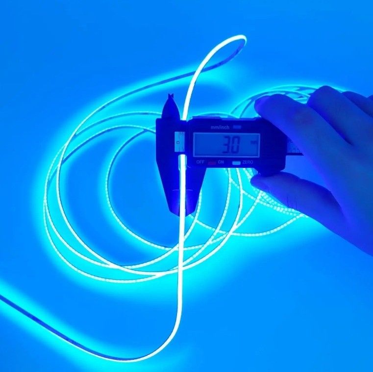 Długotrwałe światło COB Led Strip Light z przyciemniaczem 3mm Ultra Slim 400Leds/m Biała taśma COB 50000 godzin Idealny